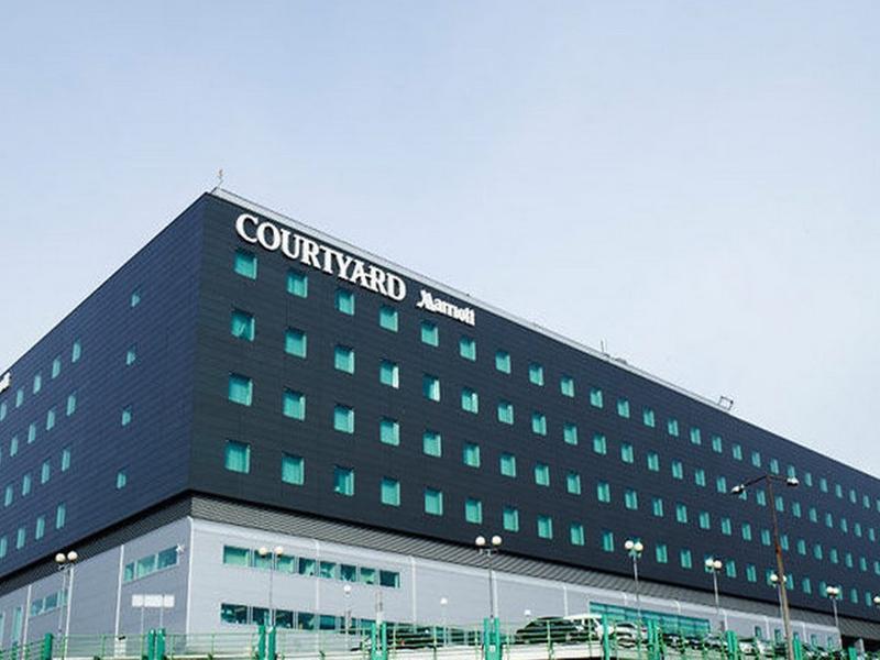 Hotel Courtyard By Marriott Warsaw Airport Exteriér fotografie